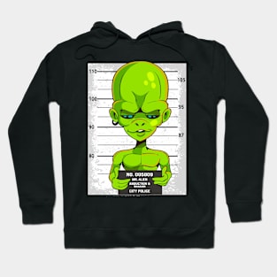 Alien Mugshot Cryptozoology Hoodie